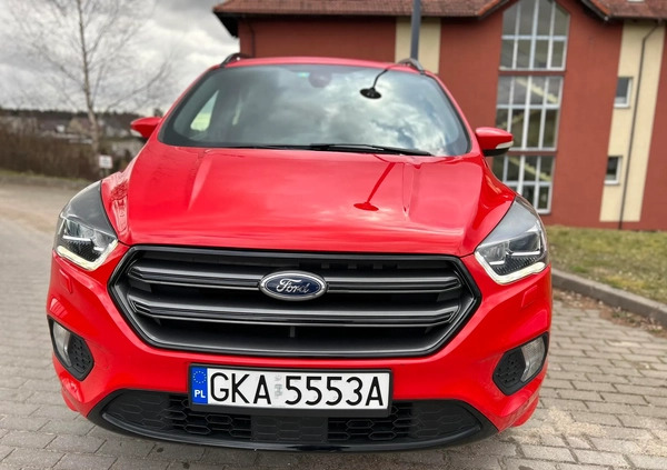 Ford Kuga cena 70002 przebieg: 167538, rok produkcji 2017 z Lębork małe 667